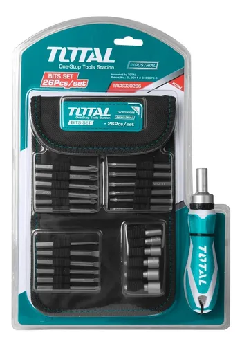 تصویر پیچ گوشتی جغجغه ۲۶ تکه توتال مدل TACSD30266 